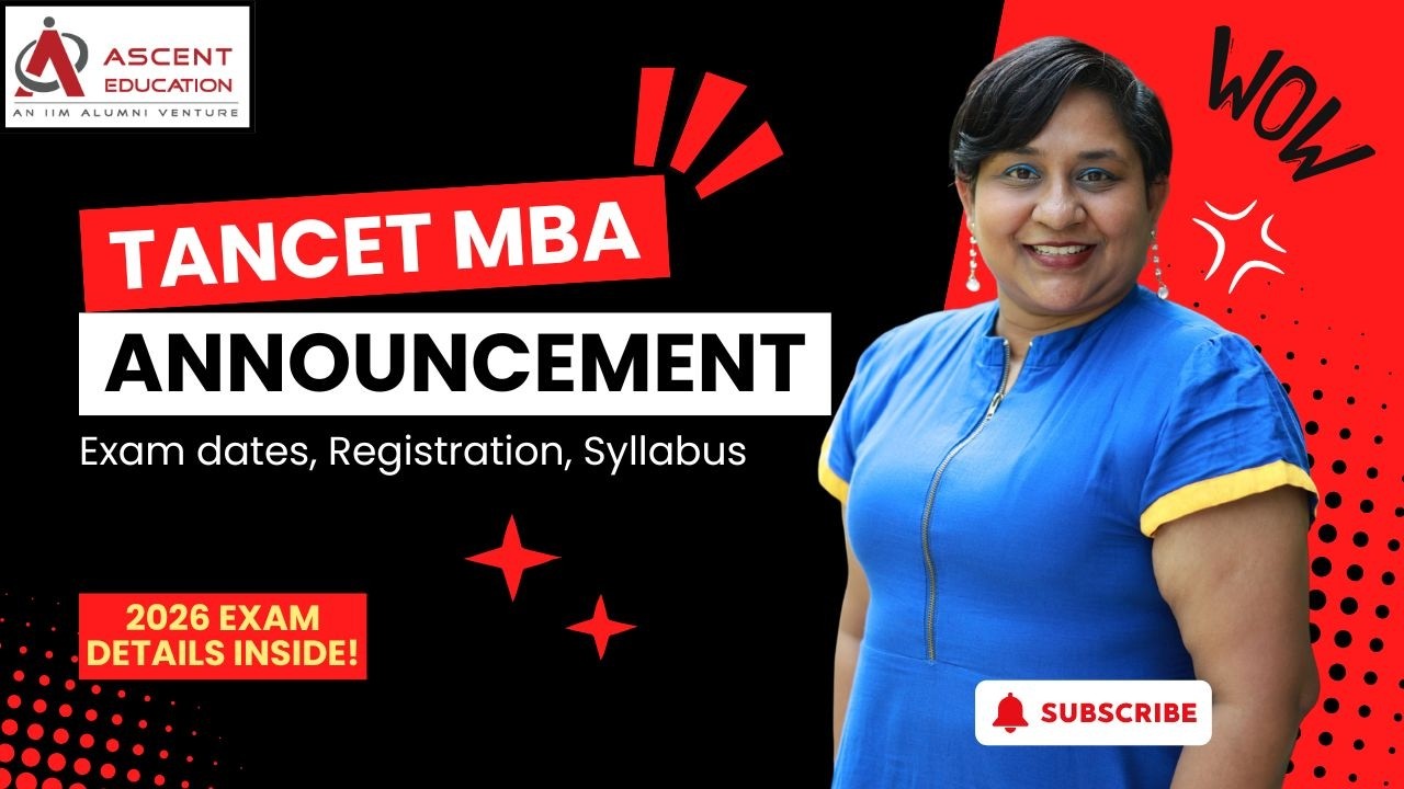 When is TANCET MBA 2026? Exam Date, Fees, Syllabus & Registration – Full Details #tancet2026