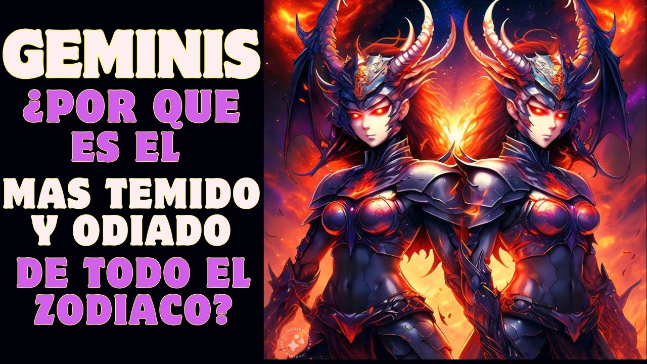 🔥GEMINIS ¿Cual DEMONIO Influencia Tu PERSONALIDAD?🔥DESTRUYE El Lado Oscuro De Tu SIGNO DEL ZODIACO