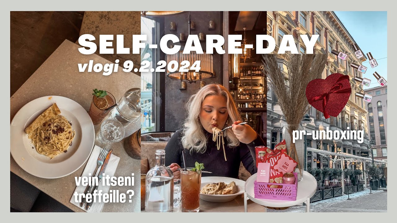 SELF-CARE-DAY | myday, vein itseni lounastreffeille & pr-unboxing