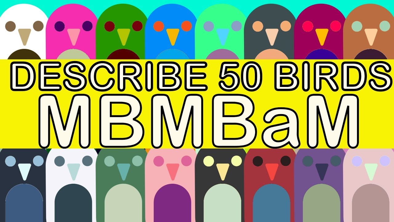 50 слов для описания птиц | Анимация MBMBaM