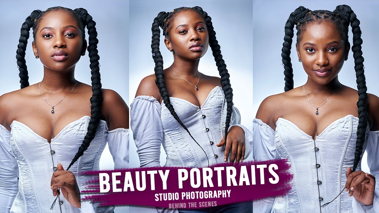 SIMPLE STUDIO PHOTOGRAPHY SETUP WITH 3 LIGHTS / SONY A7III + 85mm + Godox AD600 + AD200