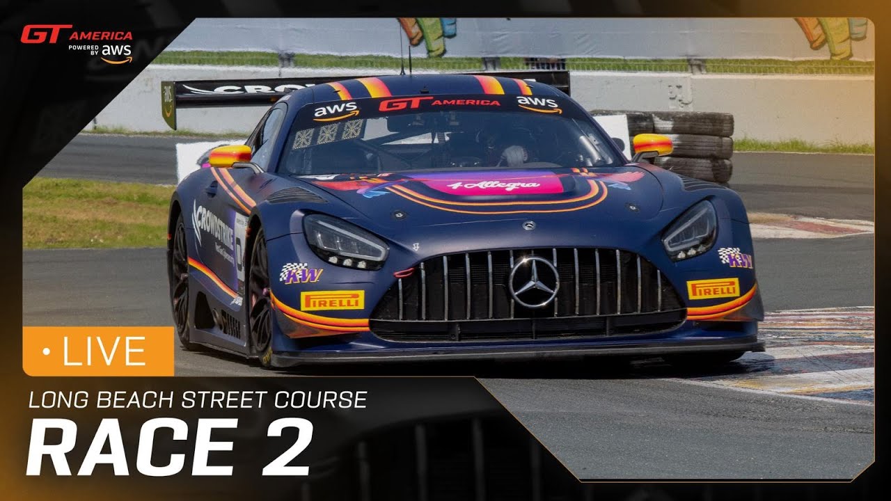 LIVE | Race 2 | Long Beach Grand Prix | GT America powered by AWS 2025