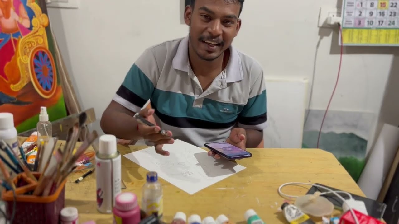 ಯಾವುದು draw ಮಾಡುದ್ ಅಂತ full confession 😇 || daily art vlog day 27