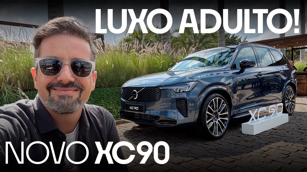 LUXO ADULTO! Volvo renova o XC90 pra se manter LÍDER entre os SUVs premium grandes