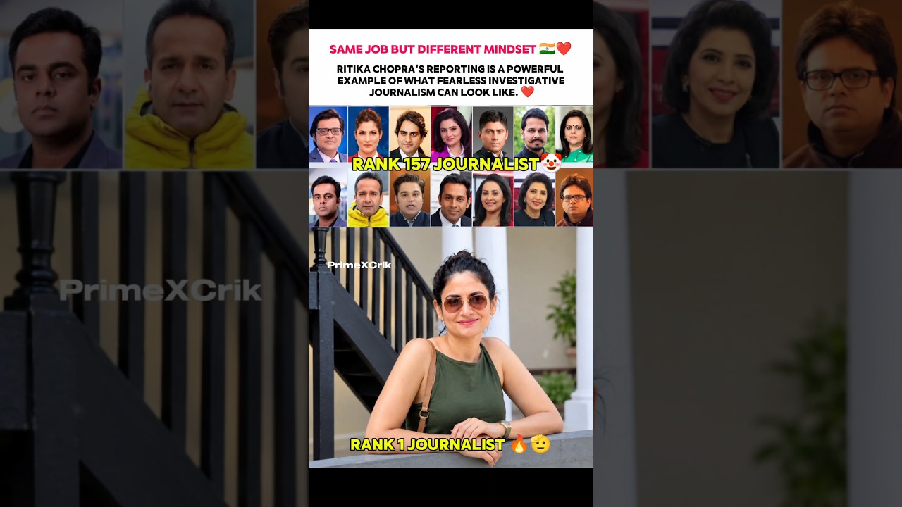 how true journalism look la like🇮🇳❤️ #RitikaChopra #Journalism #bjp #congress #cjp #aap #politics