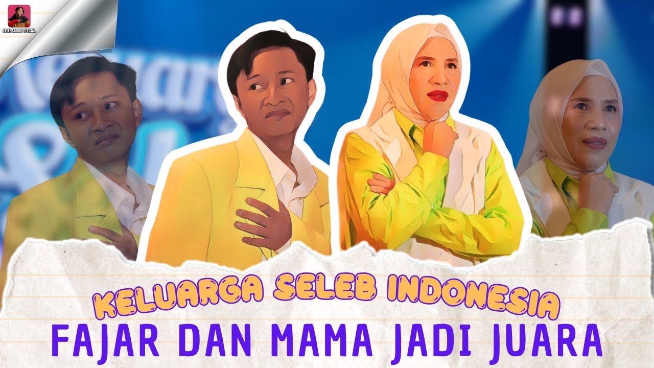 BTS KELUARGA SELEB INDONESIA MNCTV FAJAR DAN MAMA JUARA