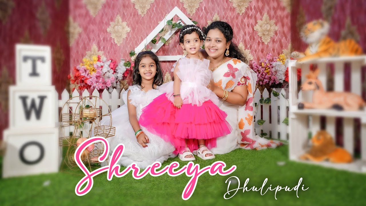 SREEYA DHULIPUDI | SECOND BIRTHDAY | BABY GIRL | PRE-BIRTHDAY SONG | 4K | 2025 | 9676088343