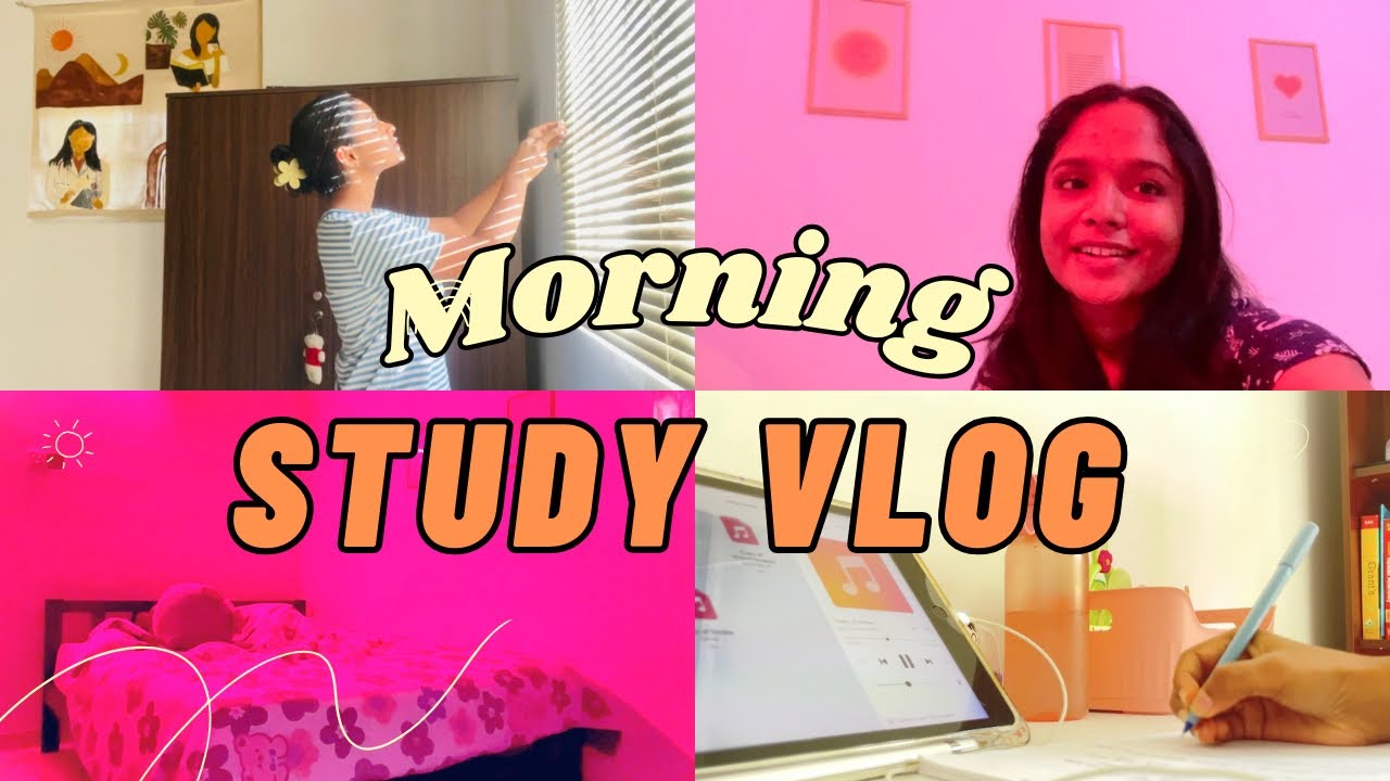⛅️📖 MORNING STUDY VLOG [සිංහල/Eng] 👩🏻‍⚕️ Productive morning 📝👩🏻‍💻