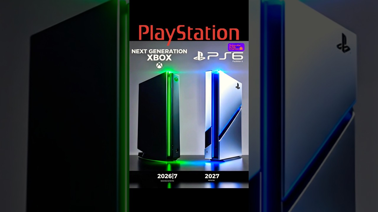 Xbox's 2026 Design LEAKED vs PS6! 😱 #Xbox #PS6 #PlayStation #NextGen #ConsoleWars #Gaming