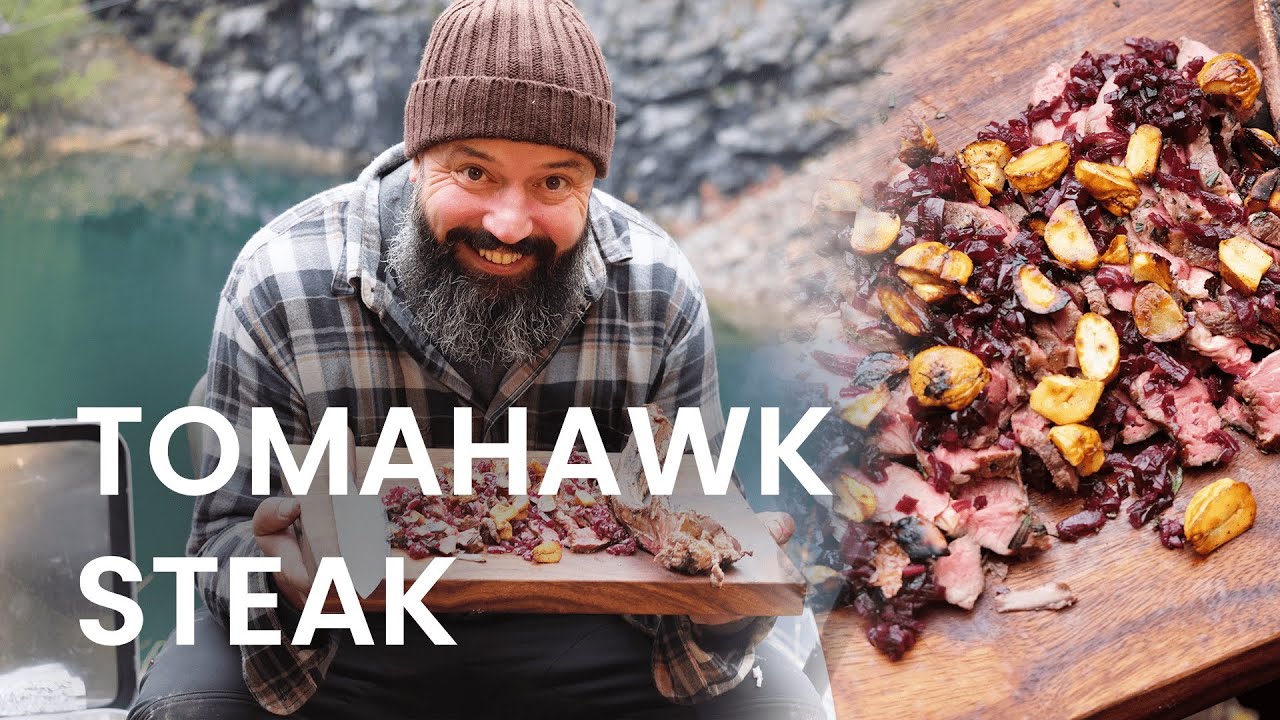 De perfecte TOMAHAWK STEAK op open vuur! | Ramon Brugman by MOA