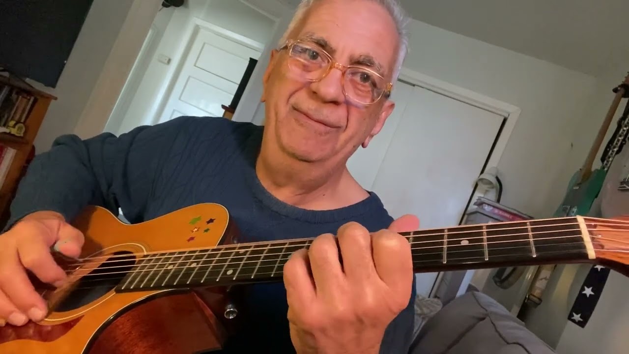 Doc Watson Deep River Blues breakdown Thumb and One Finger style like Doc
