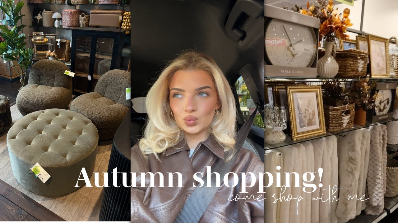 An autumn come shop with me🧸🍂🤎 Homesense, B&M + The Range new in 2025 | Milly Hancock