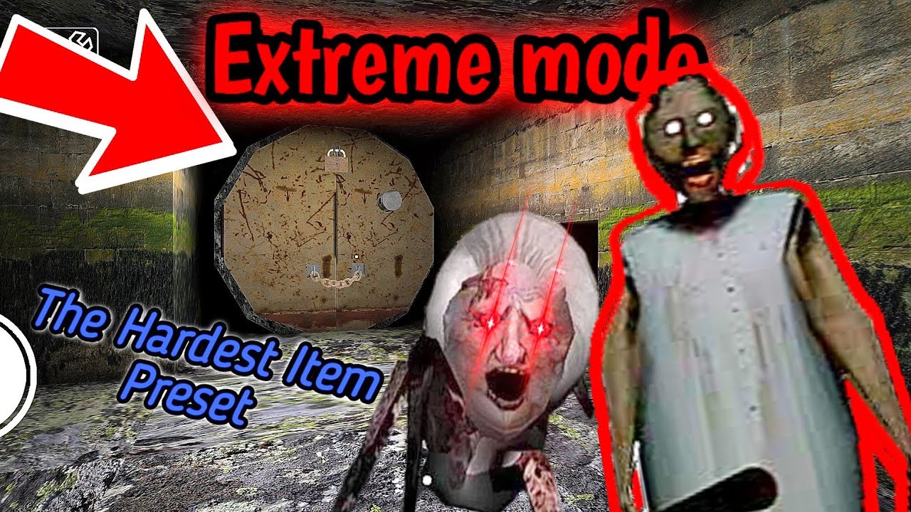 Granny 1.8 - Extreme mode, Sewer Escape (The Hardest Item Preset)