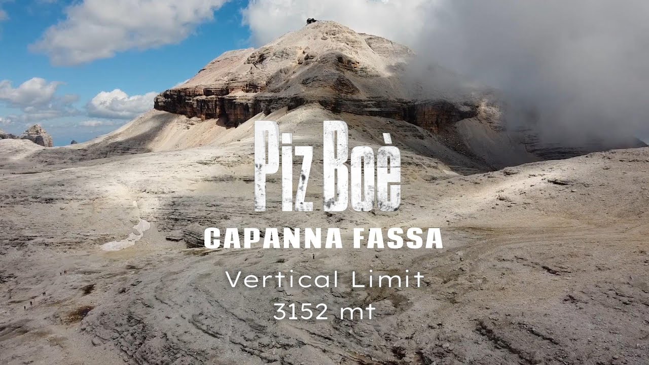PIZ BOE' - Rifugio Capanna Fassa 3152 mt - Sass Pordoi con Family & Dog #valdifassa #dolomiti