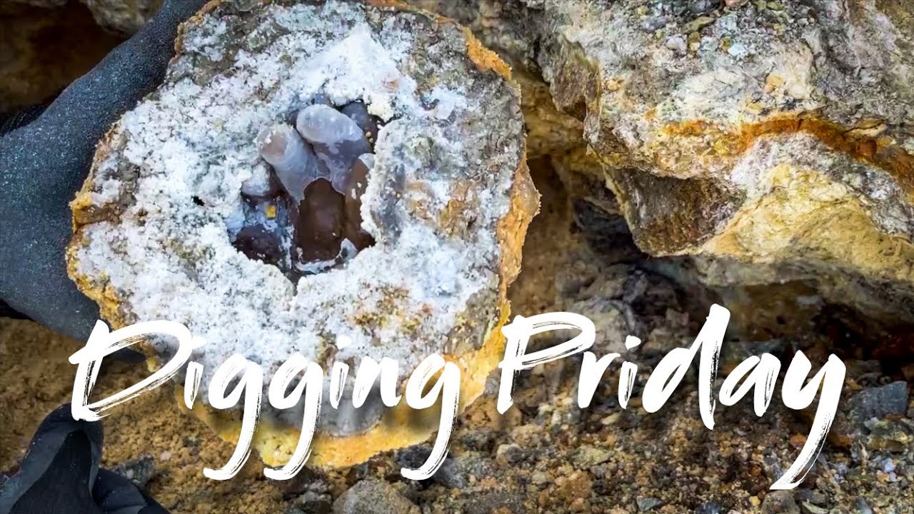 Digging at the Priday Agate Mine!