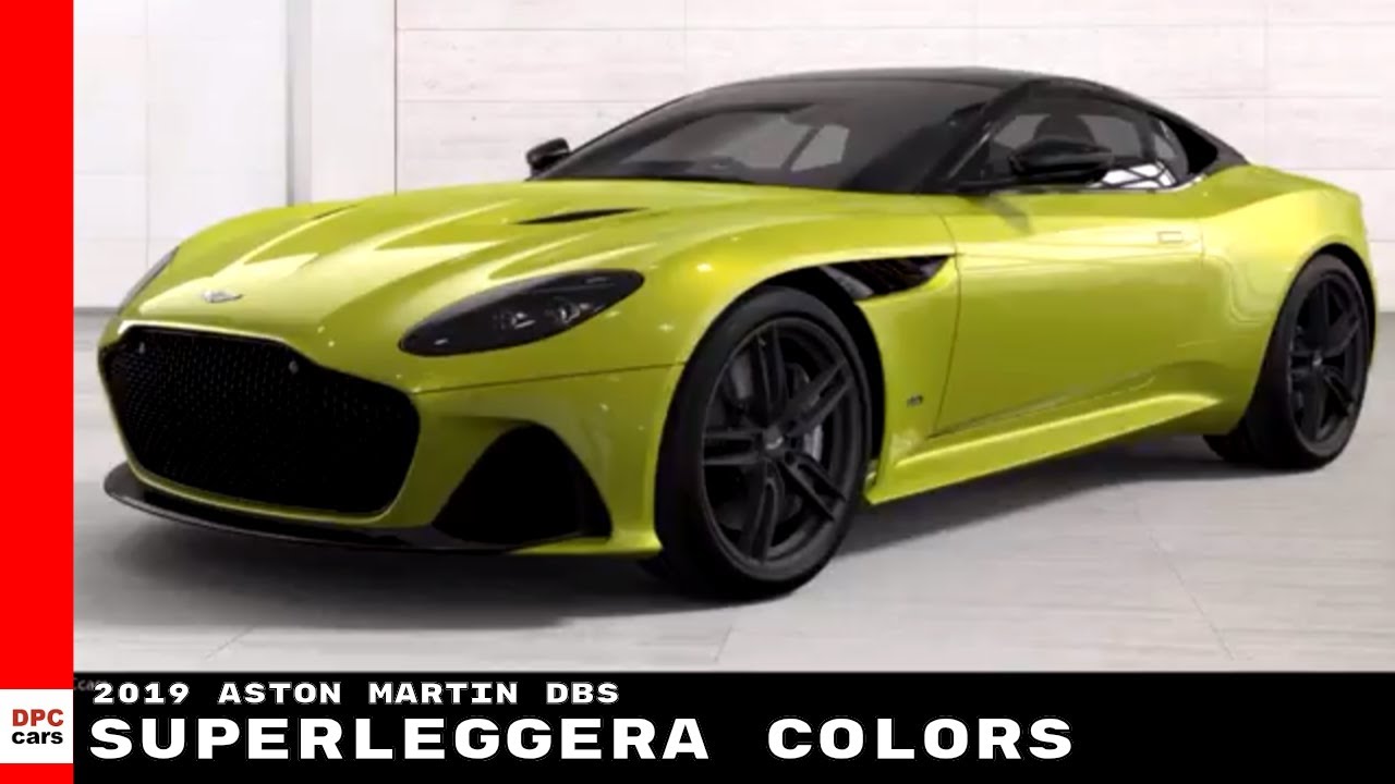 2019 Aston Martin DBS Superleggera Colors
