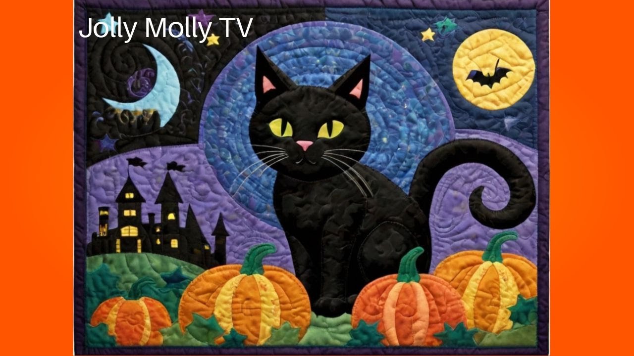 Quilt Series #43 - Children's Halloween Quilt Ideas