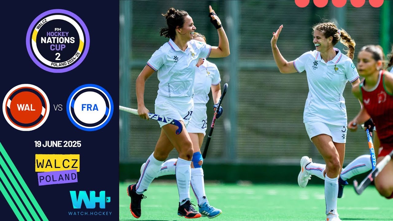 FIH Hockey Women's Nations Cup 2 2024-25 Highlights: Wales vs France | Match 10