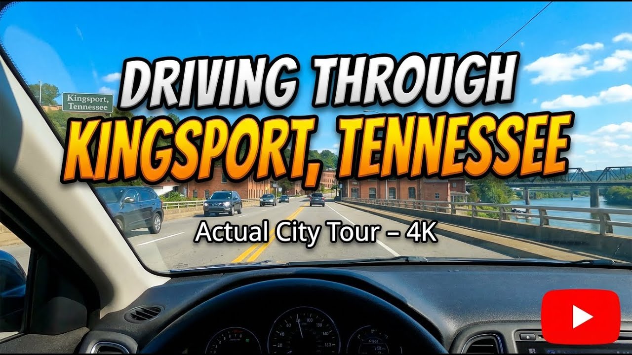 Driving through Kingsport, Tennessee