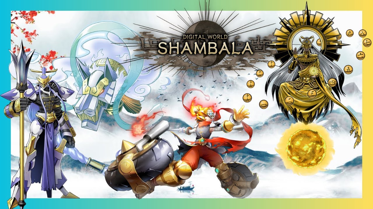 SHAMBALA: O MUNDO ORIENTAL DOS DIGIMONS E OS GUERREIROS CELESTIAIS! #digimon #shambala #new #gaming