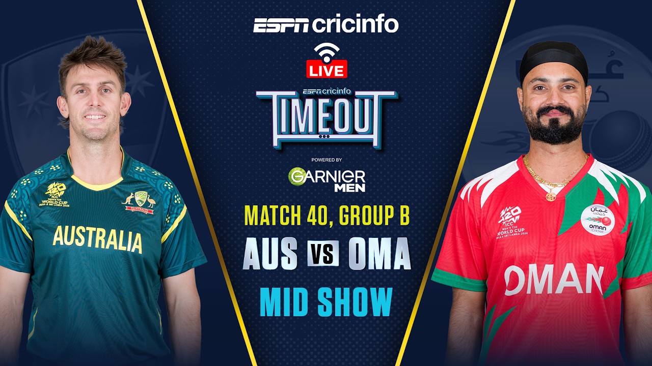 Australia vs Oman LIVE Innings break show | T20 World Cup 2026  | AUS vs OMA
