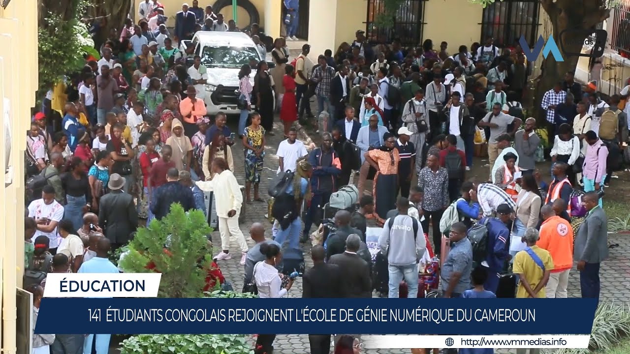 141 ÉTUDIANTS CONGOLAIS REJOIGNENT L'ÉCOLE DE GÉNIE NUMÉRIQUE DU CAMEROUN