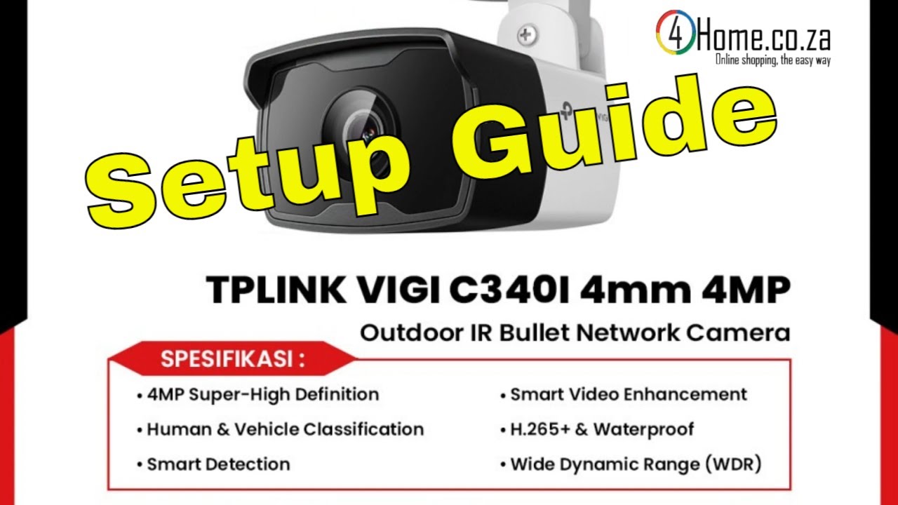 🔧 How to Set Up the TP-Link VIGI C340 Bullet Camera – Complete Guide!🎥