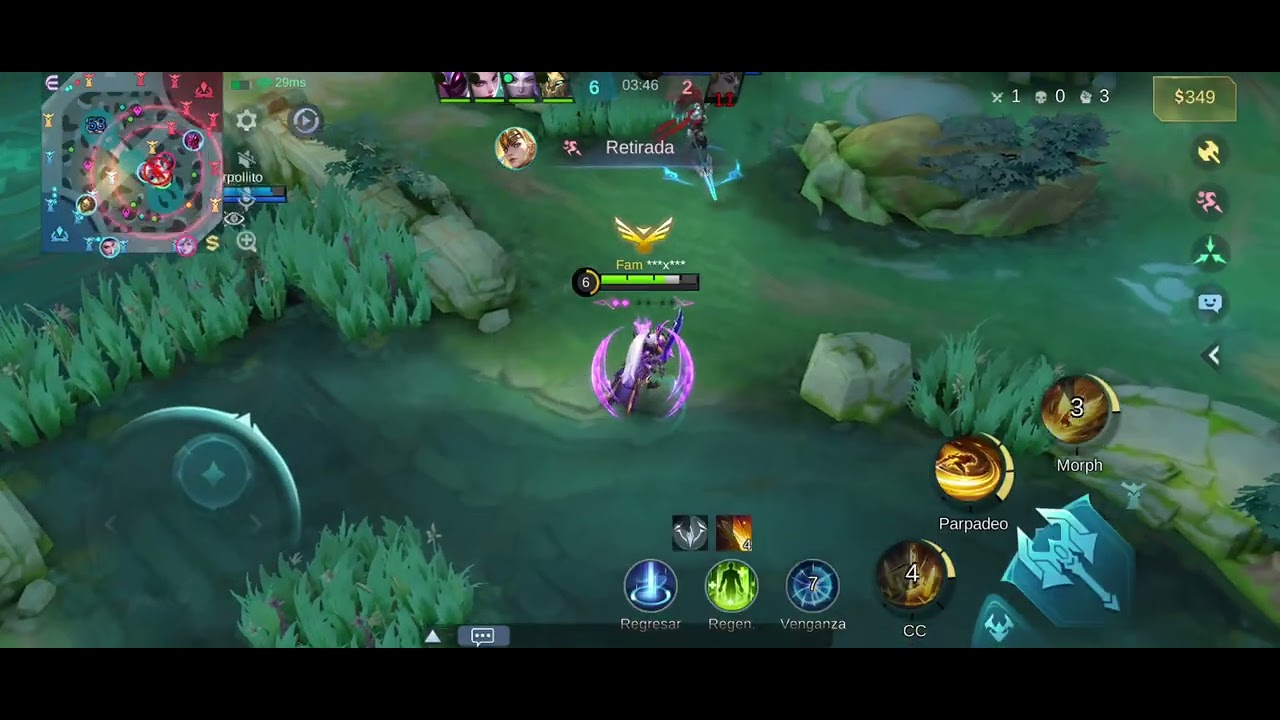 Game play de MLBB freya leyenda III