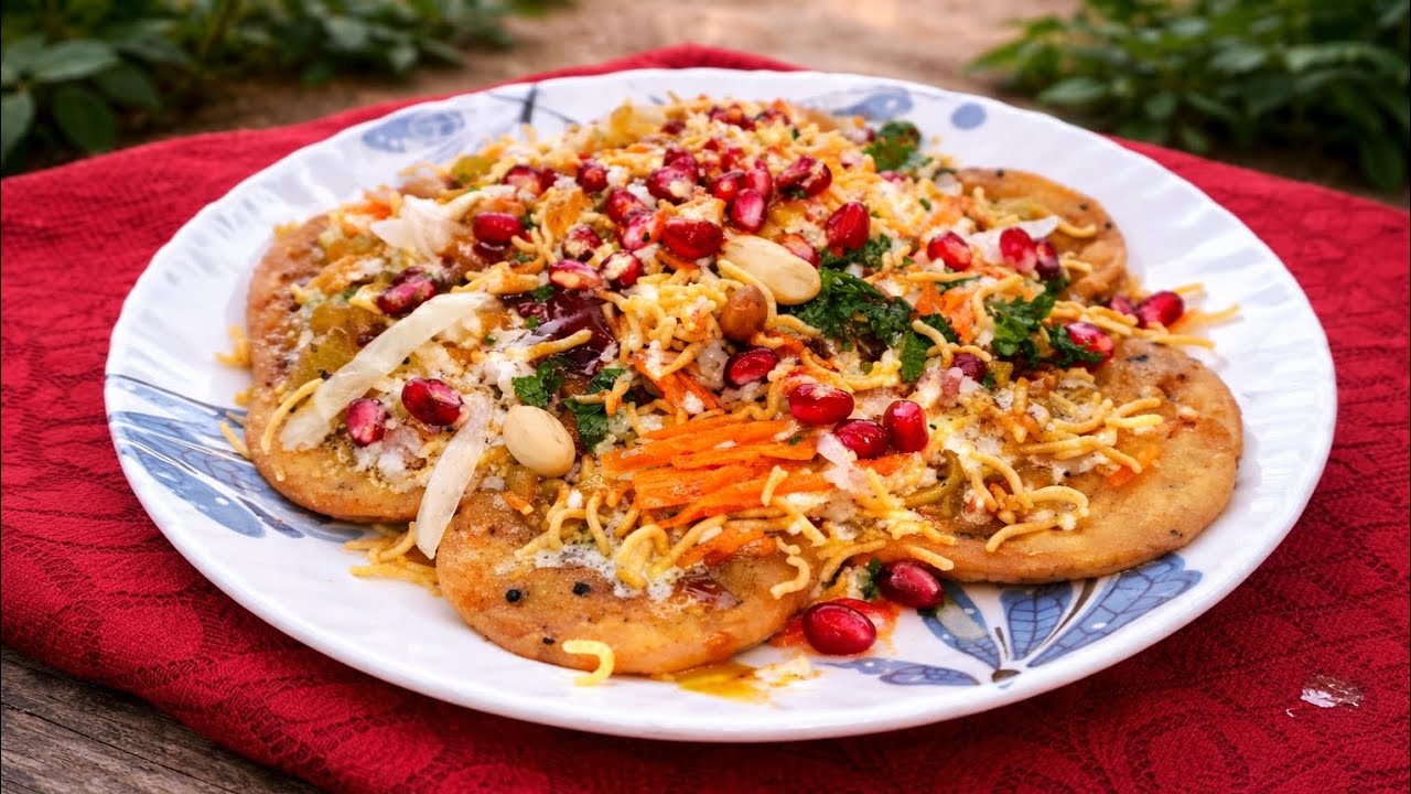 Crispy Papdi Chaat | Street Style Chaat at Home