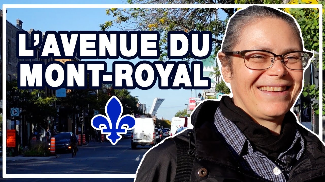 A STROLL DOWN MONT-ROYAL AVENUE (Easy French) | Quebec Comprehensible Input