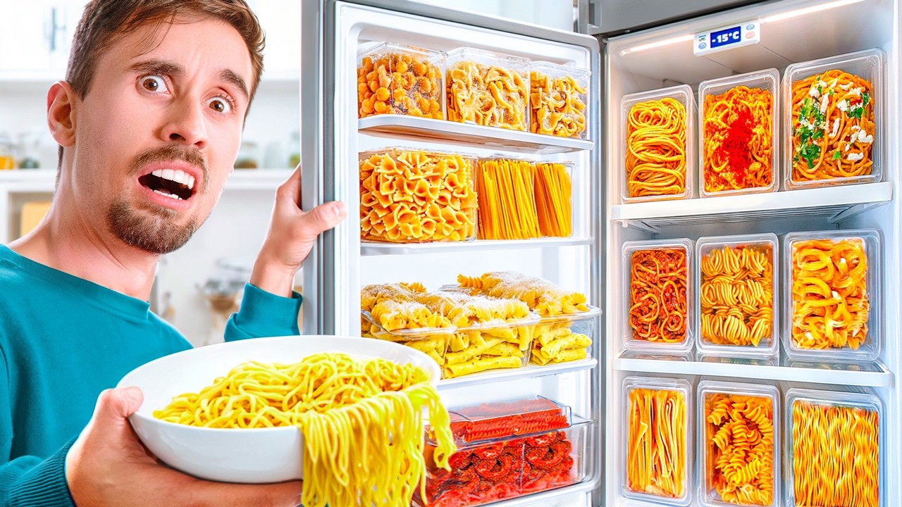 MANGIO solo PASTA per UNA SETTIMANA 🍝