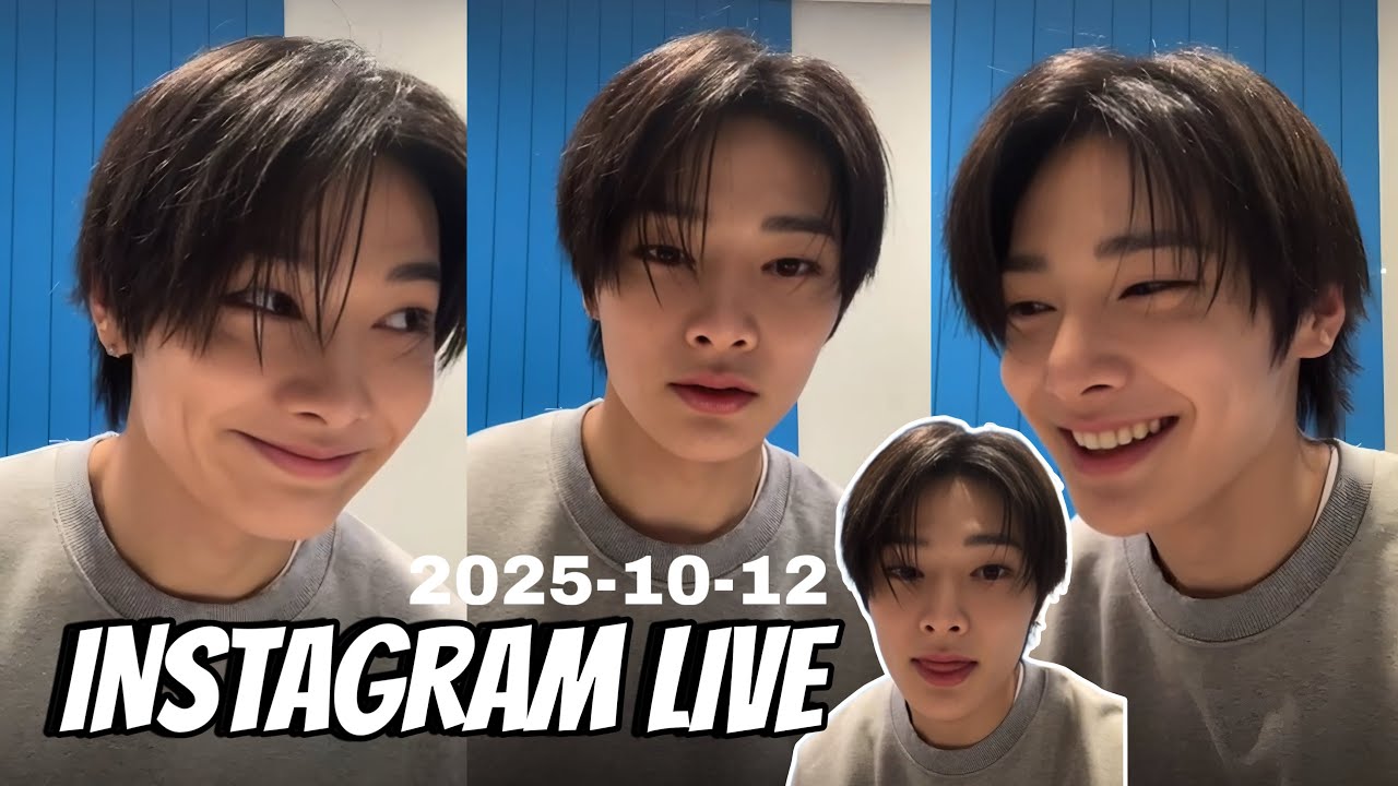 I.N (Stray Kids) Instagram Live. 2025-10-12