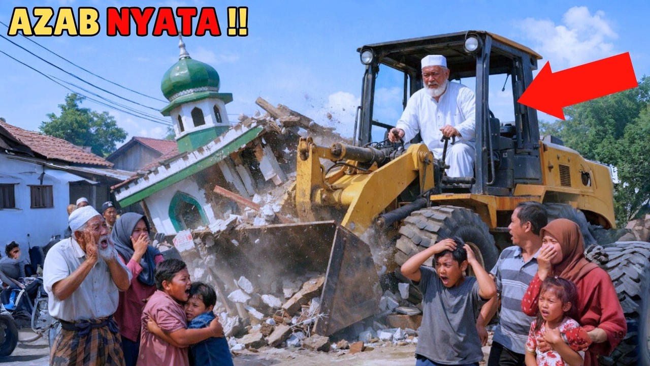 SAAT BULAN PUASA‼️PAK HAJIH TEGA ROBOHKAN MASJID DI DEPAN WARGA, APA YANG SEBENARNYA TERJADI?