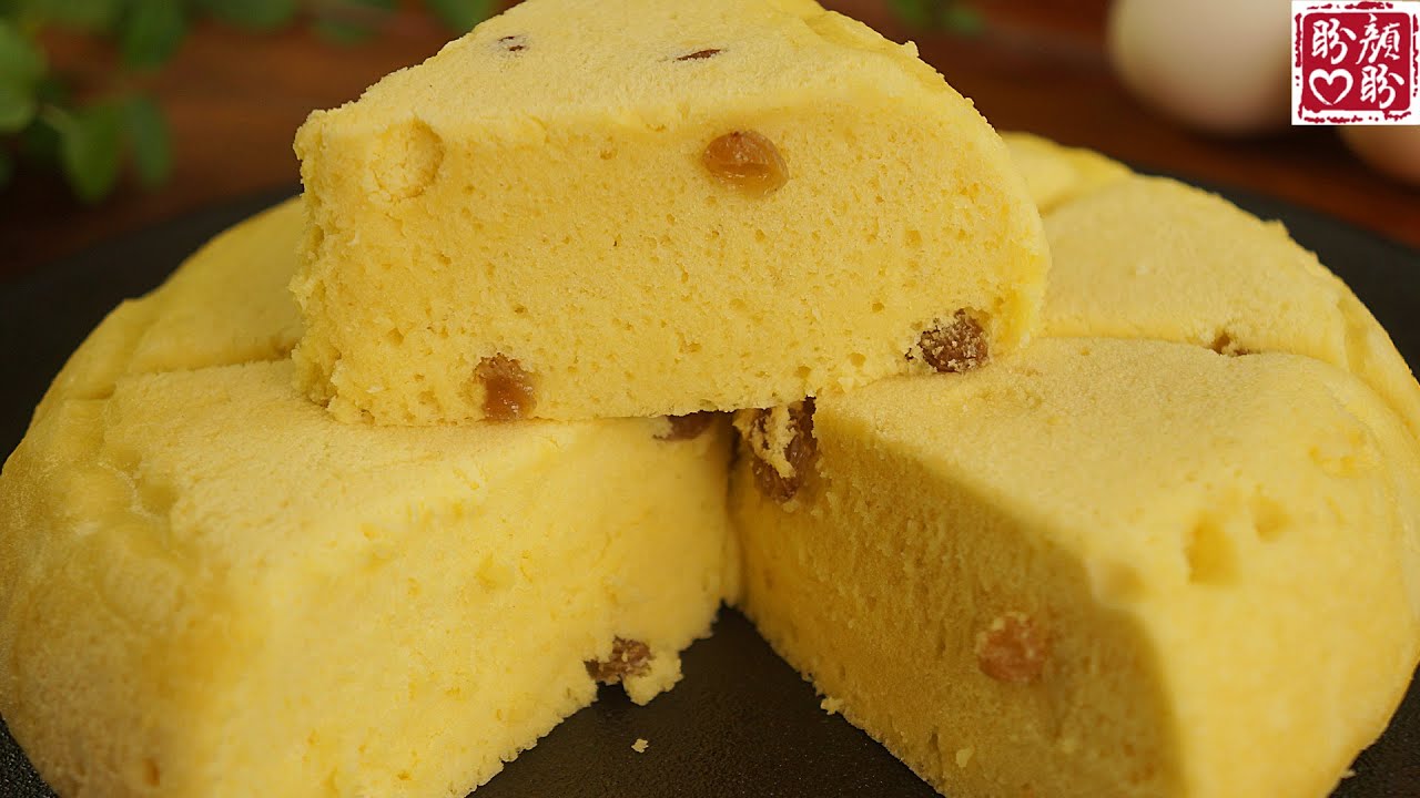 Steamed glutinous rice cake，超级好吃的蒸糯米蛋糕，无需分蛋，无水无油，松软Q弹，细腻可口！