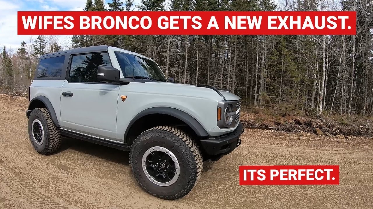 I BUILT A CUSTOM EXHAUST FOR THE NEW FORD BRONCO! - FULL RIPS! - FABRICATING A 304 STAINLESS EXHAUST