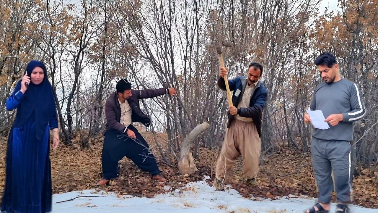 Amidst the expectation and hope, from transferring documents to collecting firewood fromthemountains