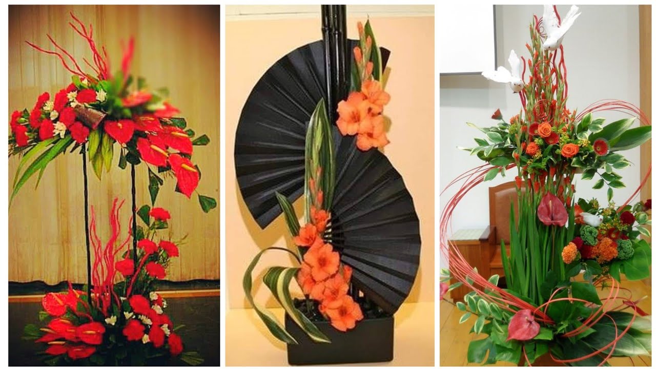 New ikabana flower arrangement and decoration ideas 🌹 