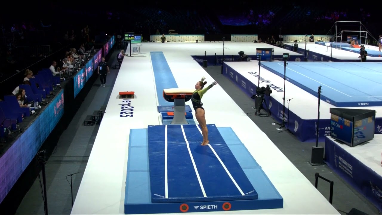 SLEVIN Emma (IRL)_2023 Artistic Worlds, Antwerp (BEL)_Qualifications_Vault 1