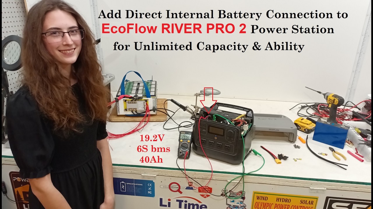 Ecoflow River Pro 2 Easy Internal Battery Hack to give it unlimited capacity