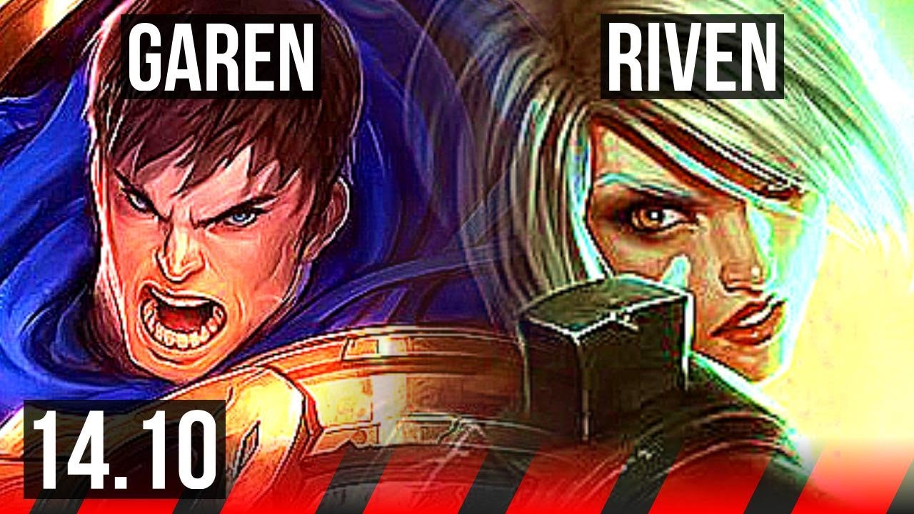 GAREN vs RIVEN (TOP) | 9/2/7, Dominating | KR Challenger | 14.10
