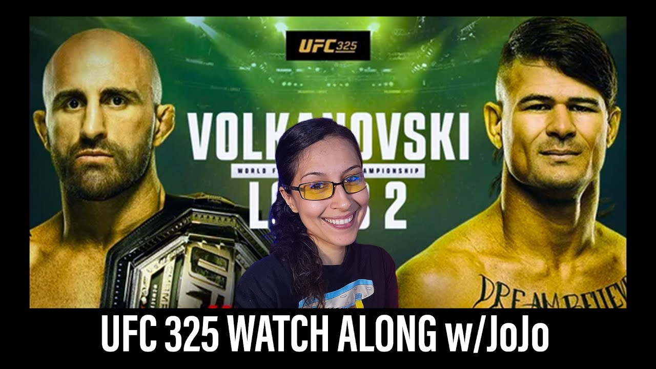 UFC 325 Watch Along w/JoJo