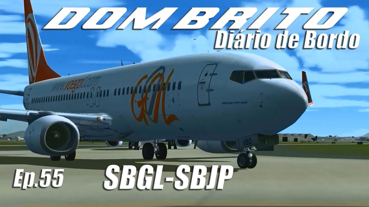 FS2004 - Boeing 737-800 Gol - Rio de Janeiro / João Pessoa (SBGL - SBJP) - Ep.55
