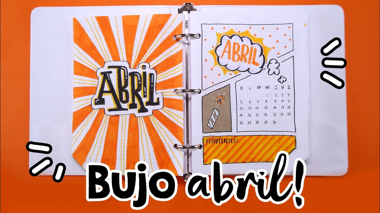 BULLET JOURNAL (Abril) 2020! ✄ Barbs Arenas Art!