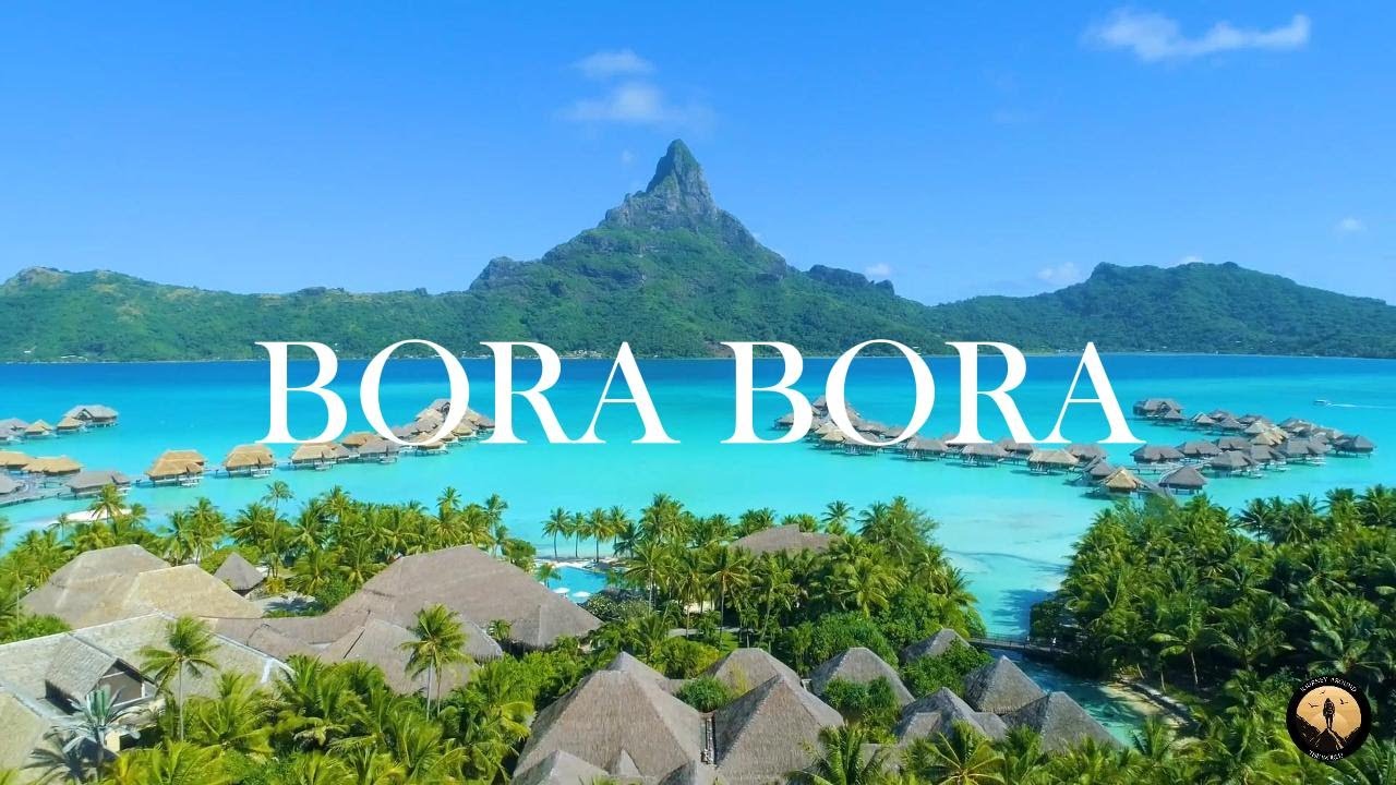BORA BORA  - Peaceful Music With Beautiful Scenery To Travel On TV |