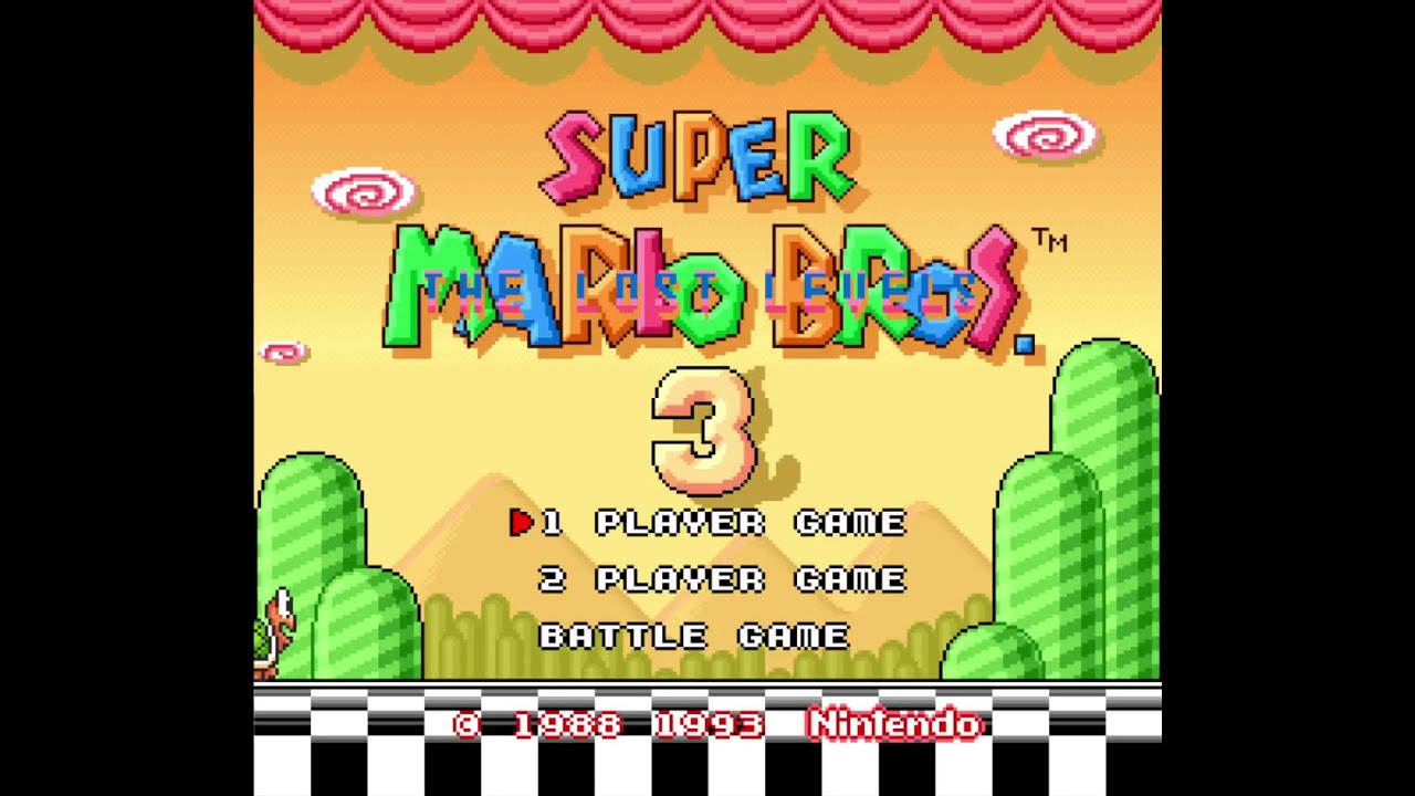 Super Mario Bros. 3: The Lost Levels for Super Mario All-Stars | SMAS ROM Hack