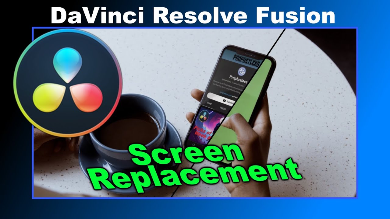 Замена экрана в DaVinci Resolve Fusion: начальный/средний уровень