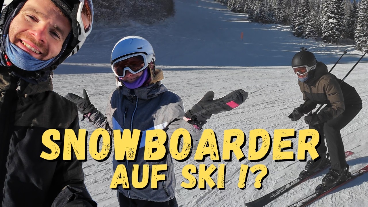 Skifahren ist einfacher als Snowboarden?! 🤯 Mein erster Skitag nach Jahren
