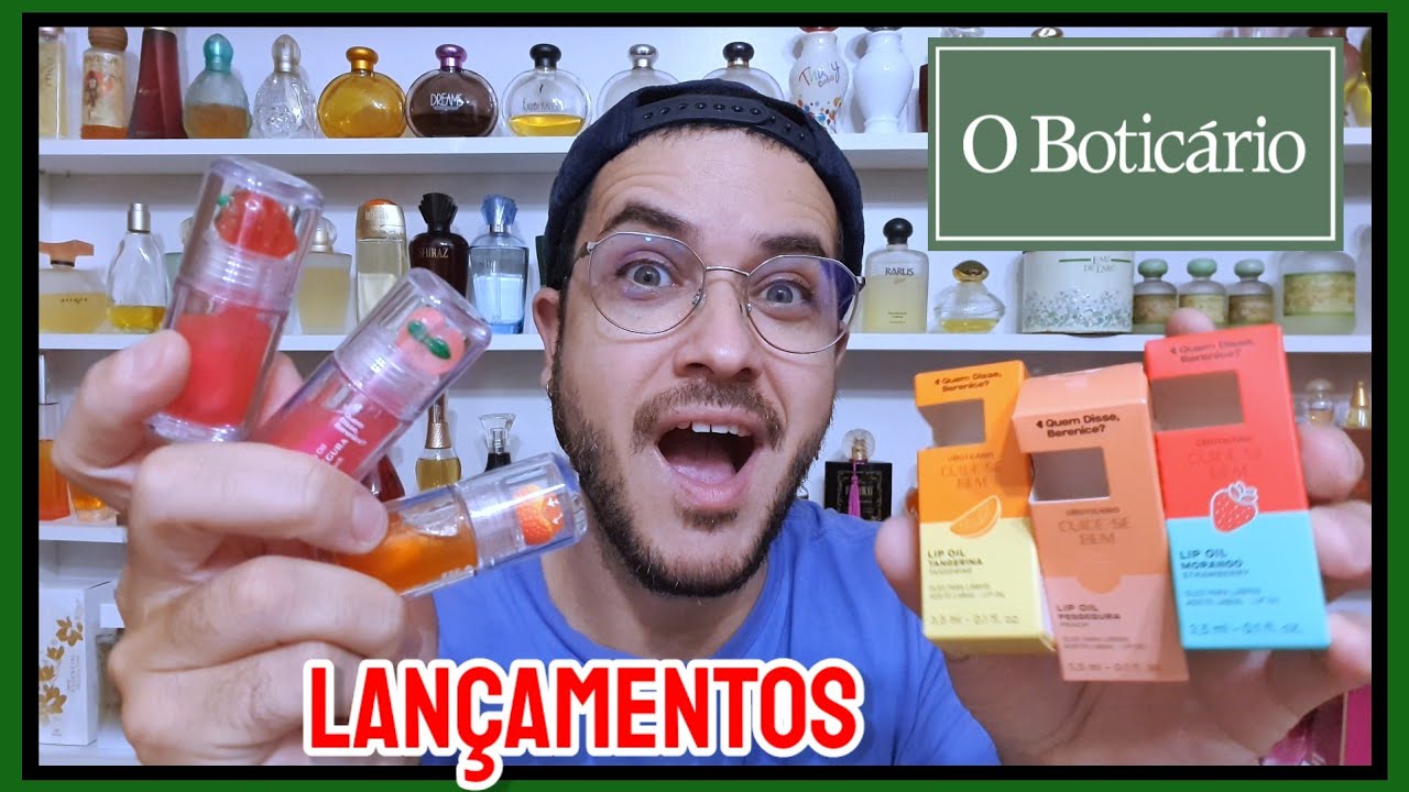 Comprei os LIP OIL CUIDE SE BEM do Boticário 🍓🍑🍊 São Bons?