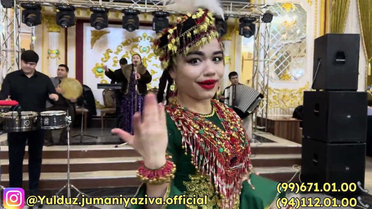 Yulduz Jumaniyazova Xazarasp elida to'y xizmatida 4 yanvar (1-qism)