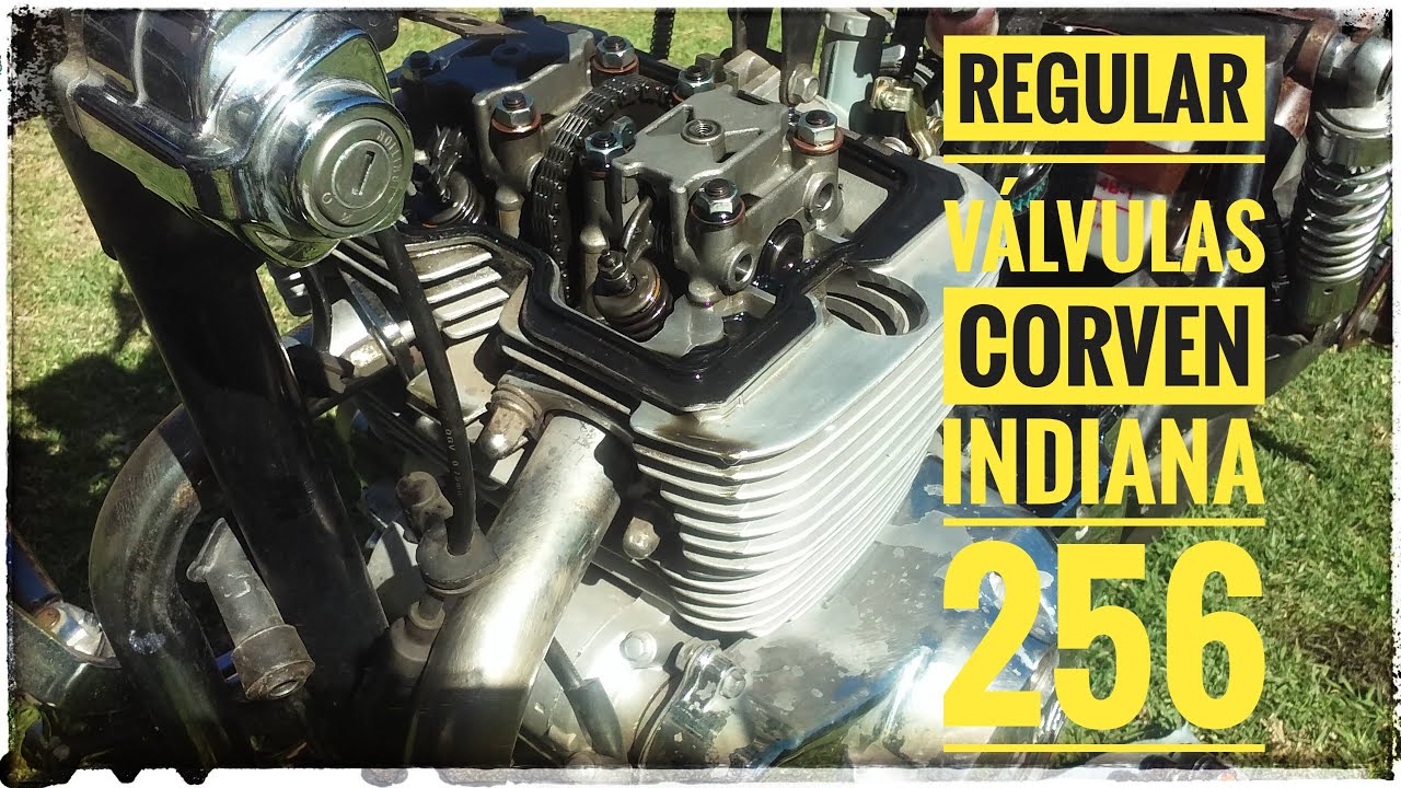 Regular válvulas Corven Indiana 256 (Mondial HD254 - Motomel Rider 250 etc)